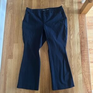 Old Navy High-Rise Pixie Flare Pants - Dark Blue